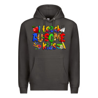 Smoke i teach ausome kids autism teacher Premium Hoodie - Zillion Design Studio