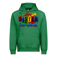 Emerald my sister is ausome autism Urban Hoodie - Zillion Design Studio