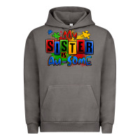 Pigment Tornado my sister is ausome autism Urban Hoodie - Zillion Design Studio