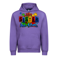 Tulip my sister is ausome autism Urban Hoodie - Zillion Design Studio