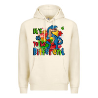 Tofu it's ok to be different autism trex Premium Hoodie - Zillion Design Studio