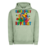 Pigment Oil Green rawrsomely different autism trex Urban Hoodie - Zillion Design Studio