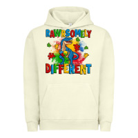 Pigment Pistachio rawrsomely different autism trex Urban Hoodie - Zillion Design Studio