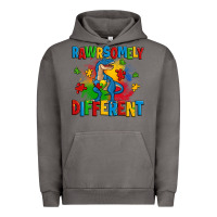Pigment Tornado rawrsomely different autism trex Urban Hoodie - Zillion Design Studio