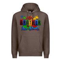 Coffee my brother is ausome autism Premium Hoodie - Zillion Design Studio