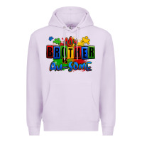 Lilac my brother is ausome autism Premium Hoodie - Zillion Design Studio