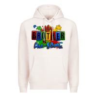 Pale Pink my brother is ausome autism Premium Hoodie - Zillion Design Studio
