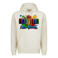 Oatmeal Heather my brother is ausome autism Premium Hoodie - Zillion Design Studio