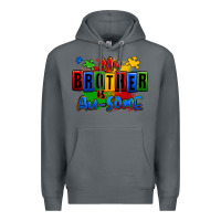 Rock my brother is ausome autism Premium Hoodie - Zillion Design Studio