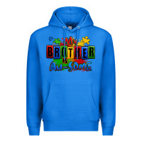 True Royal my brother is ausome autism Premium Hoodie - Zillion Design Studio