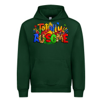 Forest Green totally ausome autism Urban Hoodie - Zillion Design Studio