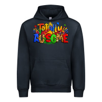 Navy totally ausome autism Urban Hoodie - Zillion Design Studio