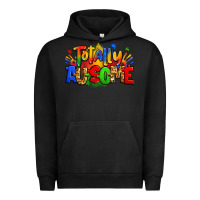 Pigment Black totally ausome autism Urban Hoodie - Zillion Design Studio