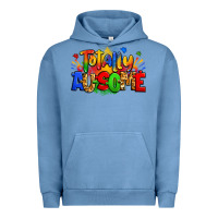 Pigment Pebble Blue totally ausome autism Urban Hoodie - Zillion Design Studio