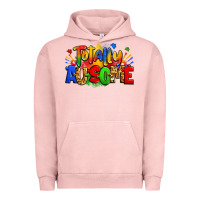 Pigment Salmon totally ausome autism Urban Hoodie - Zillion Design Studio