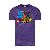Cloud Purple forklift birthday five Vintage Tee - Artiststas