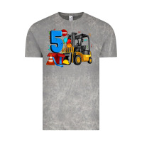 Cloud Rock forklift birthday five Vintage Tee - Artiststas