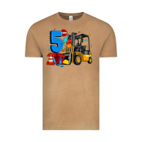 Vintage Camel forklift birthday five Vintage Tee - Artiststas