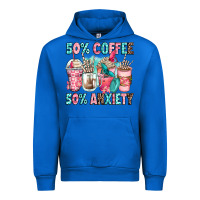 Cobalt 50 coffee 50 anxiety coffee cups Urban Hoodie - Zillion Design Studio