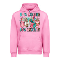 Fuchsia Pink 50 coffee 50 anxiety coffee cups Urban Hoodie - Zillion Design Studio