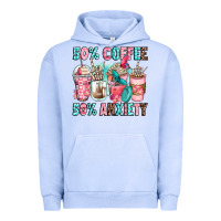 Pigment Grape Ice 50 coffee 50 anxiety coffee cups Urban Hoodie - Zillion Design Studio