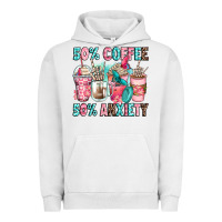 Pigment Lunar Rock 50 coffee 50 anxiety coffee cups Urban Hoodie - Zillion Design Studio