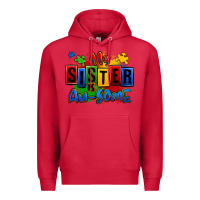 Cardinal my sister is ausome autism Premium Hoodie - Zillion Design Studio
