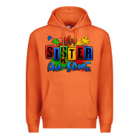 Carrot my sister is ausome autism Premium Hoodie - Zillion Design Studio