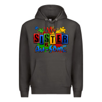 Smoke my sister is ausome autism Premium Hoodie - Zillion Design Studio
