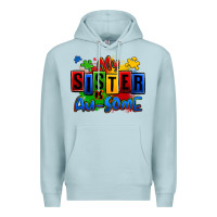 Blue Mist my sister is ausome autism Premium Hoodie - Zillion Design Studio