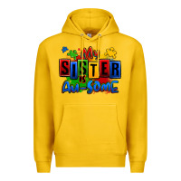 Lemon my sister is ausome autism Premium Hoodie - Zillion Design Studio