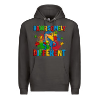 Smoke rawrsomely different autism trex Premium Hoodie - Zillion Design Studio