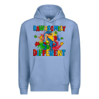 Colony Blue rawrsomely different autism trex Premium Hoodie - Zillion Design Studio