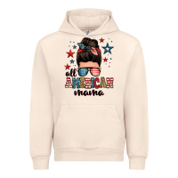 Sandshell all american mama messy bun Urban Hoodie - Zillion Design Studio