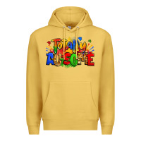 Antique Gold totally ausome autism Premium Hoodie - Zillion Design Studio