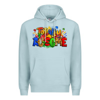 Blue Mist totally ausome autism Premium Hoodie - Zillion Design Studio