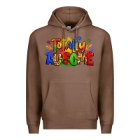 Chestnut totally ausome autism Premium Hoodie - Zillion Design Studio
