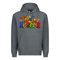 Rock totally ausome autism Premium Hoodie - Zillion Design Studio