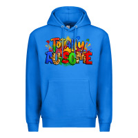 True Royal totally ausome autism Premium Hoodie - Zillion Design Studio