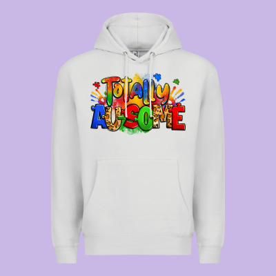 Totally Ausome Autism Premium Hoodie Designed By Zillion Design Studio