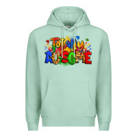 Seafoam totally ausome autism Premium Hoodie - Zillion Design Studio