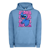 Pigment Pebble Blue aloha stitch Urban Hoodie - Zillion Design Studio