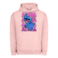 Pigment Salmon aloha stitch Urban Hoodie - Zillion Design Studio
