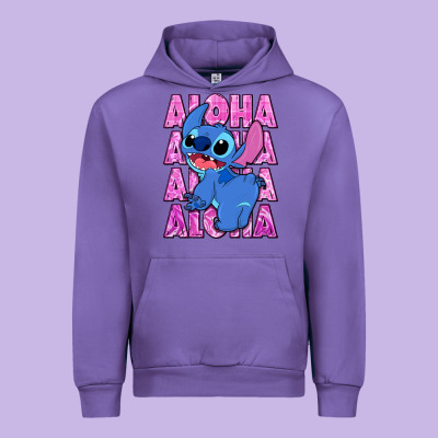 Aloha Stitch Urban Hoodie Designed By Zillion Design Studio