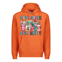 Carrot 50 coffee 50 anxiety coffee cups Premium Hoodie - Zillion Design Studio