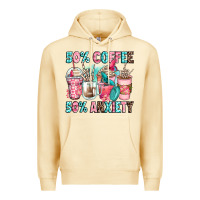 Pina Colada 50 coffee 50 anxiety coffee cups Premium Hoodie - Zillion Design Studio