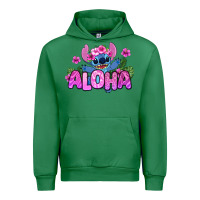 Emerald aloha summer stitch Urban Hoodie - Zillion Design Studio