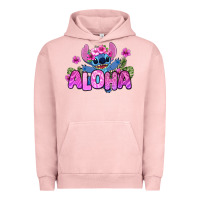 Pigment Salmon aloha summer stitch Urban Hoodie - Zillion Design Studio