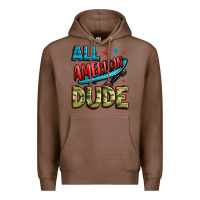 Chestnut all american dude Premium Hoodie - Zillion Design Studio