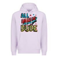 Lilac all american dude Premium Hoodie - Zillion Design Studio